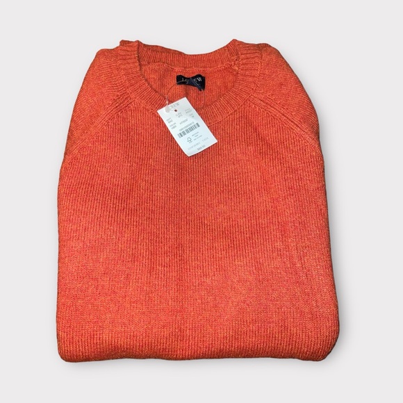 NWT J.Crew Factory Crewneck sweater in supersoft lambswool blend - Picture 2 of 3